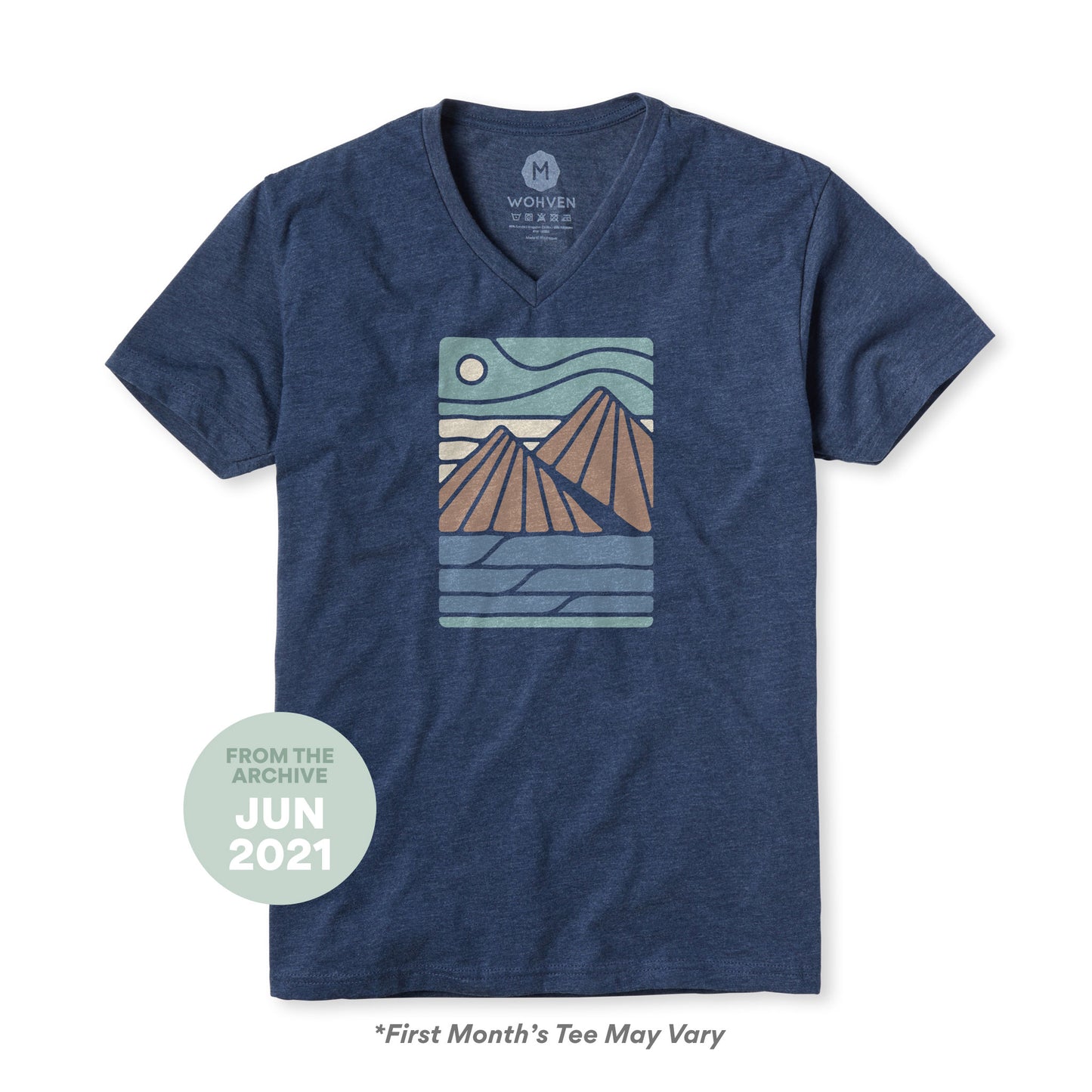 Graphic V-Neck Monthly