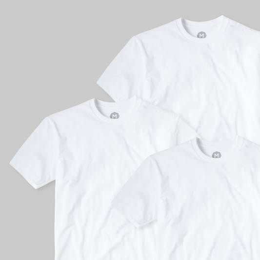 All White 3-Pack